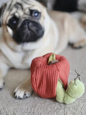 Jeu d'Occupation pour Chien - Pomme et vers de terre 🍎 - LAMBWOLF - DOG DéliCAT