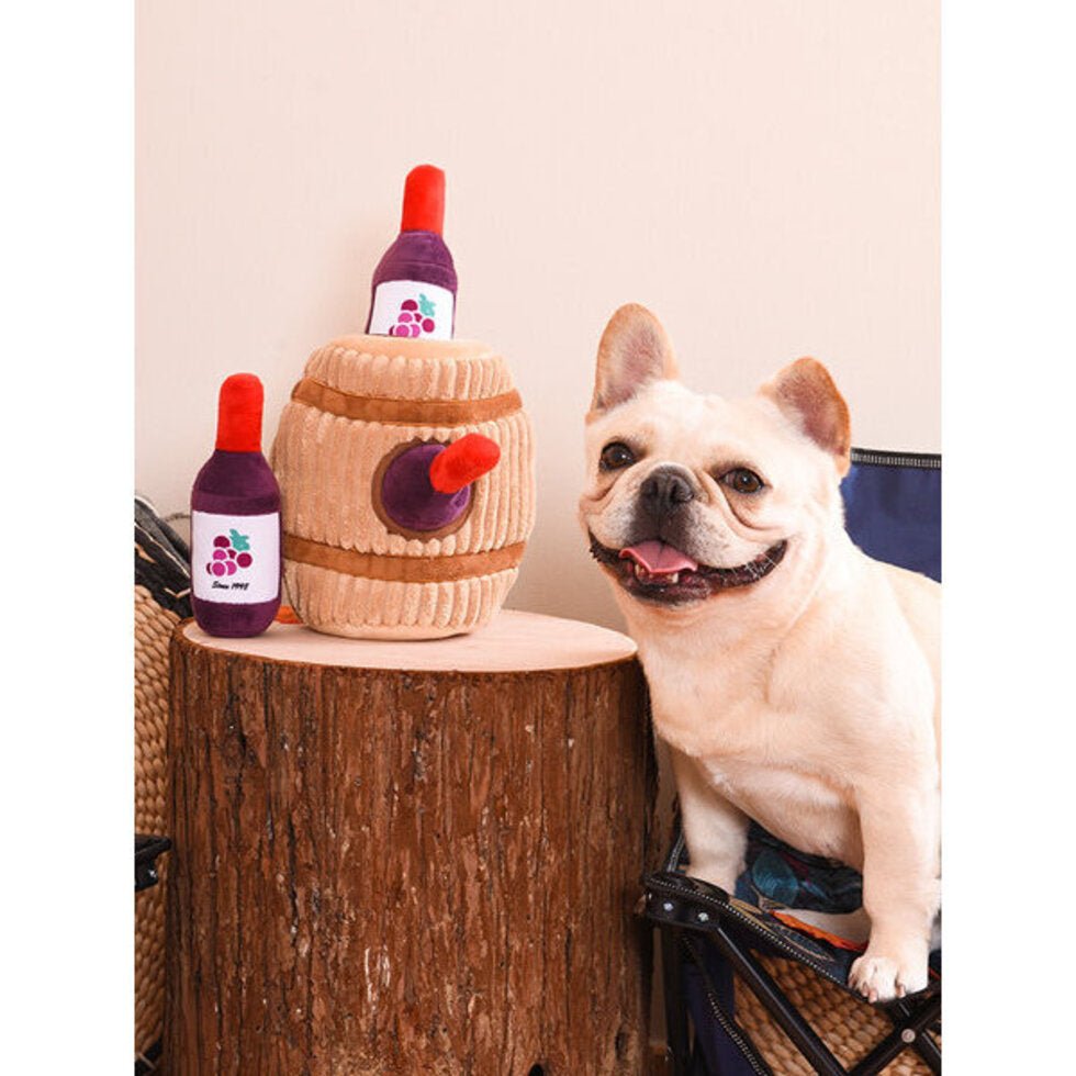 Jouet de fouille pour chien - Tonneau de Vin 🍷 - PET PLAY - DOG DéliCAT