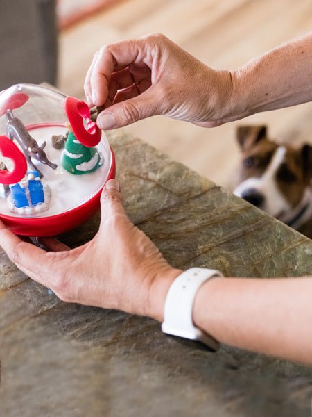 Jouet Distributeur de Friandises Pour Chien – Wobble Ball Rouge 🎄 - PET PLAY - DOG DéliCAT