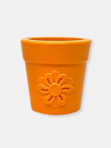 Jouet d'Occupation pour Chien - Pot de Fleur Orange - SODA PUP - DOG DéliCAT