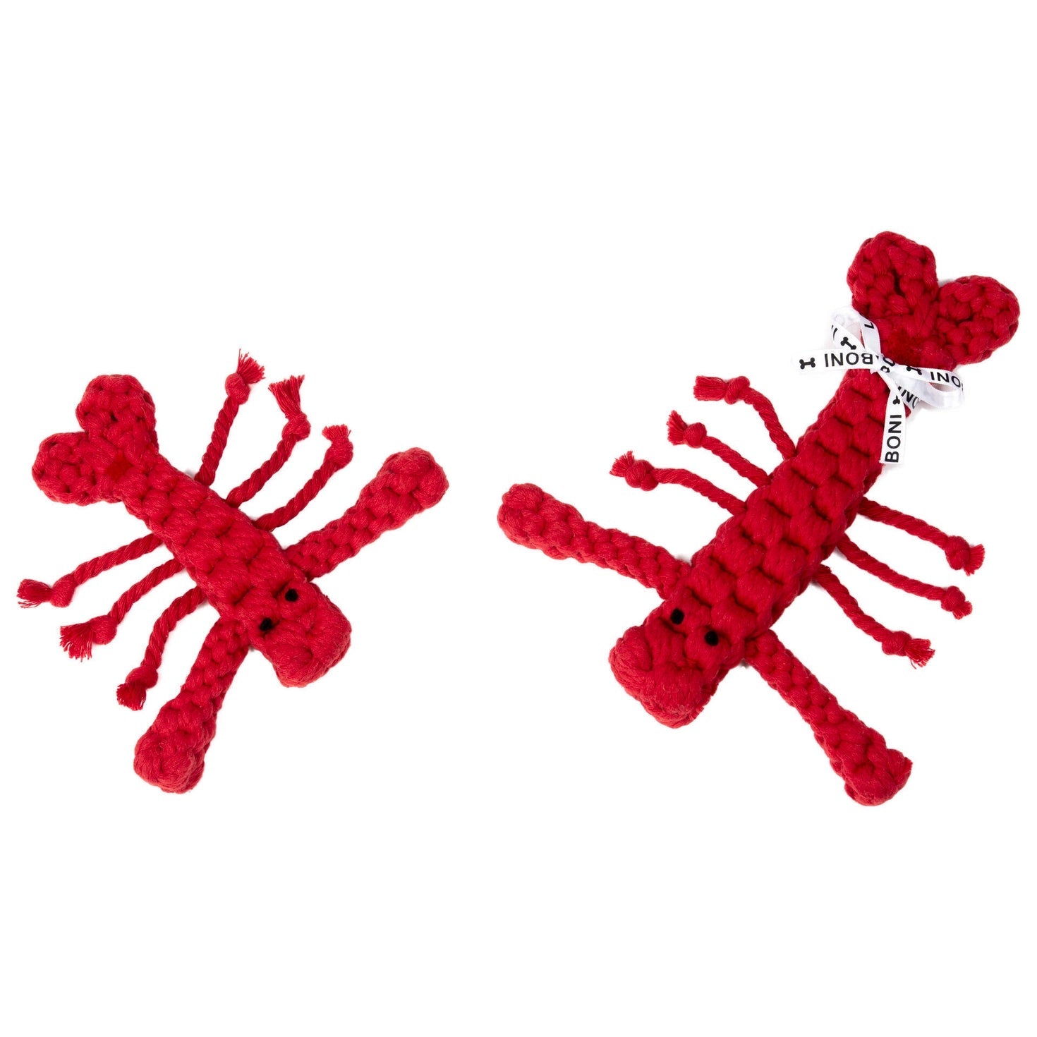 Jouet en corde pour chien - Hugo le Homard - LABONI - DOG DéliCAT