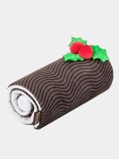 Jouet en Peluche Pour Chien – Bûche de Noël 🎄 Holiday Classic - PET PLAY - DOG DéliCAT