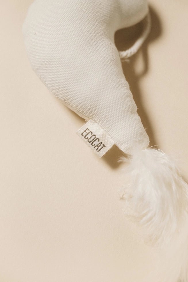 Jouet oiseau pour chat Ecocat en coton biologique avec herbe à chat – DOG DéliCAT