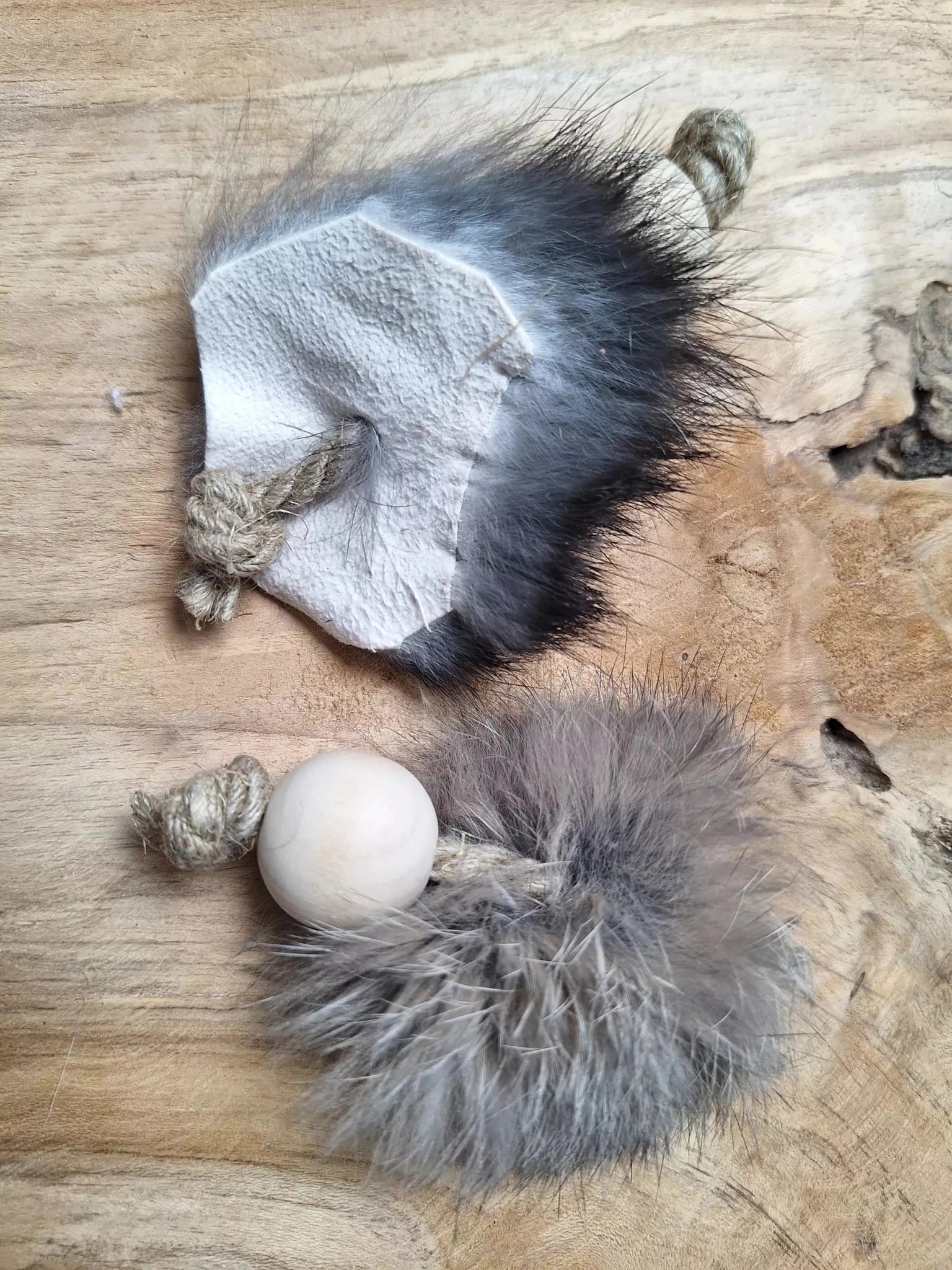 Jouet pour chat Ball Rabbit – Plaisir de chasse naturel - LES PEPETTES CREATIONS - DOG DéliCAT