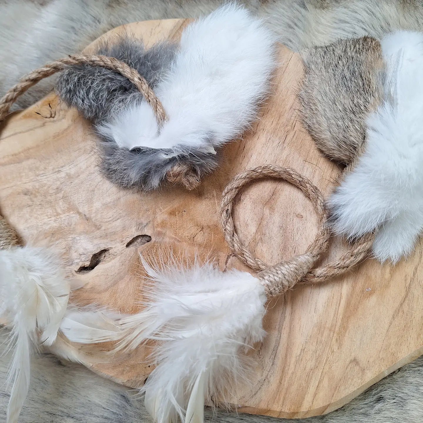 Jouet pour chat Snake Rabbit - LES PEPETTES CREATIONS - DOG DéliCAT