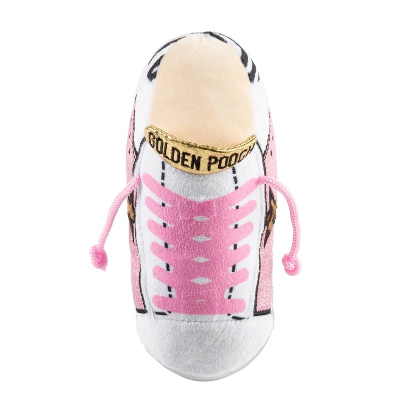 jouet pour chien chaussure de tennis rose Golden Pooch – Haute Diggity Dog – DOG DéliCAT