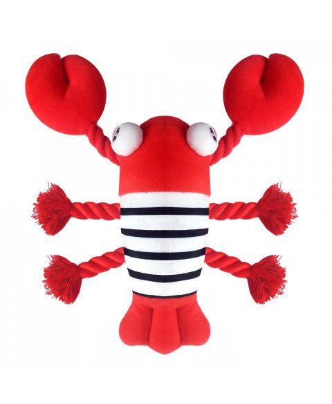 Jouet pour chien - Glen le homard rouge 🦞 - MILK&PEPPER - DOG DéliCAT
