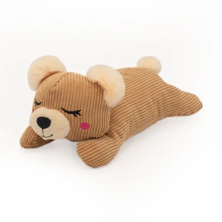 Jouet silencieux pour chien : Snooziez Ours Shhhqueaker - ZIPPY PAWS - DOG DéliCAT