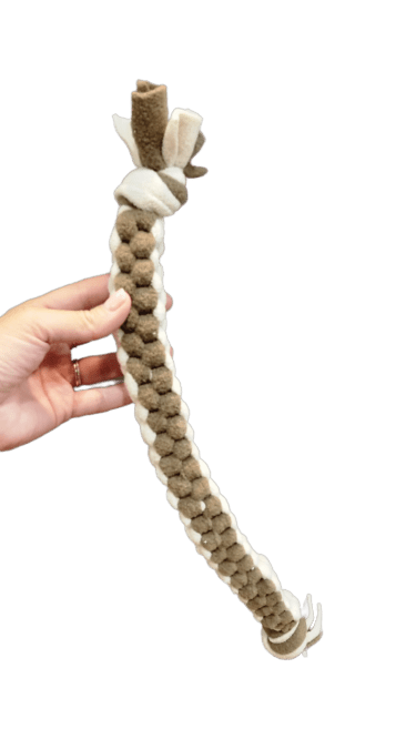 Jouet Tug (Beige/Marron Clair) - CREAPIMK - DOG DéliCAT