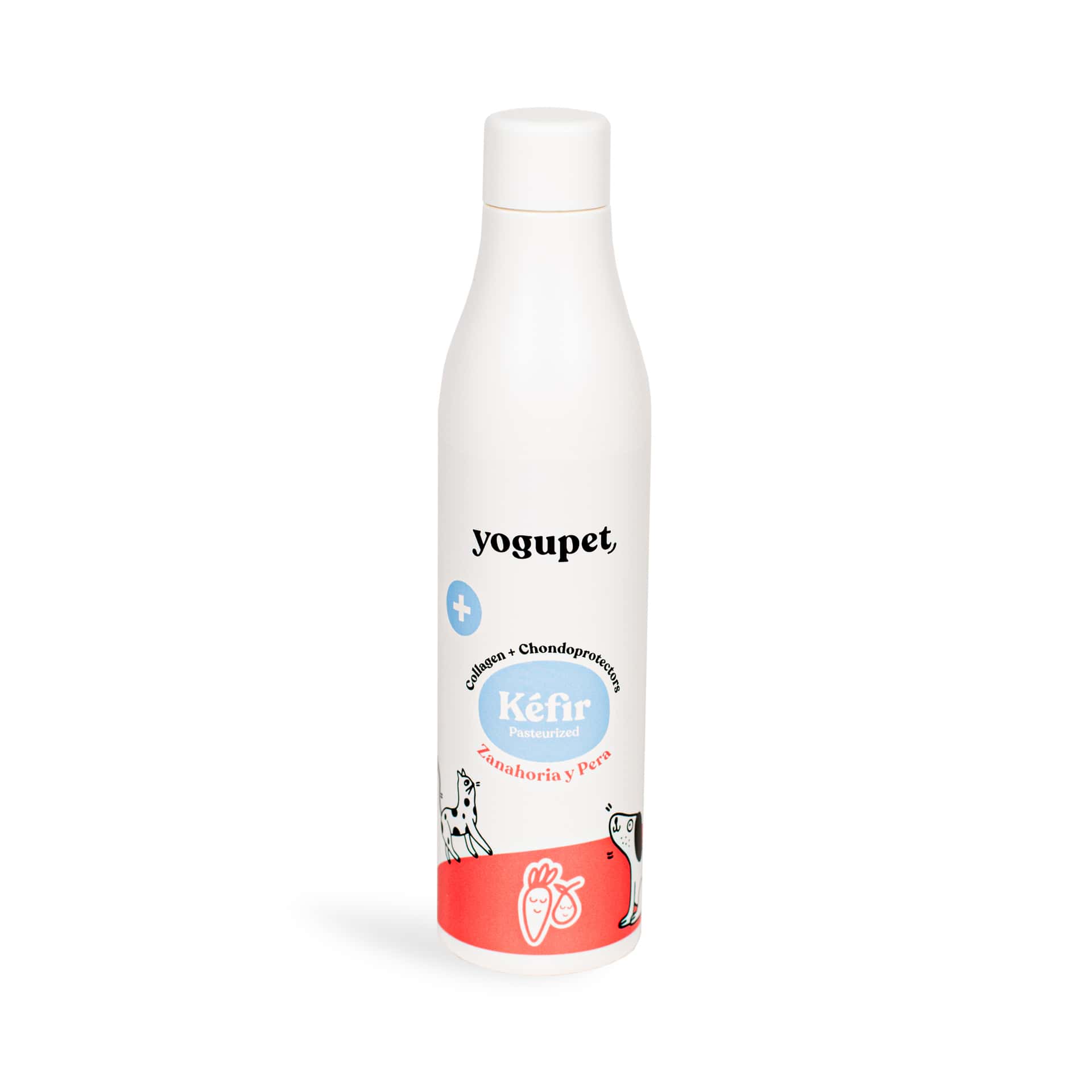 Kéfir carottes et poires pour chien et chat Yogupet 200ml