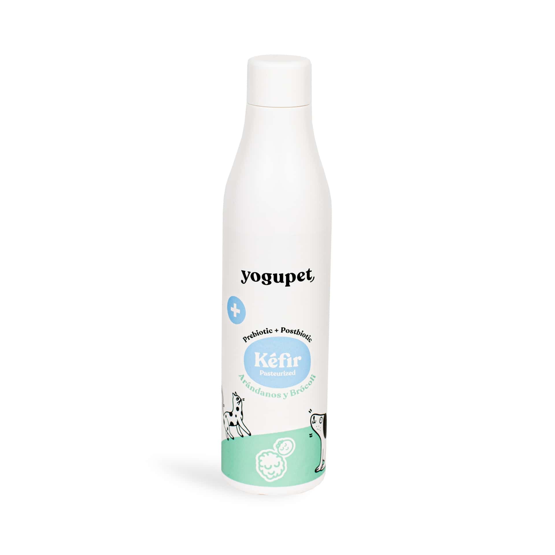Kéfir myrtilles brocoli chien chat Yogupet