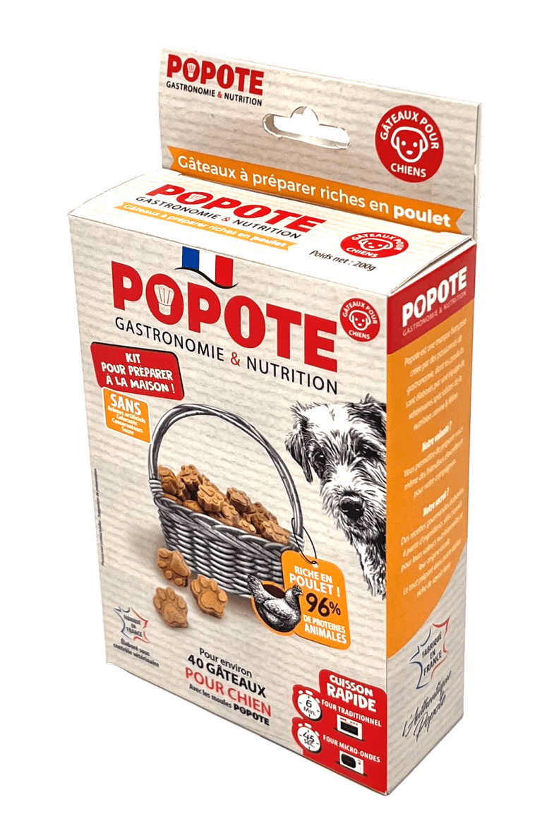 Kit Friandises Poulet à Préparer - POPOTE - DOG DéliCAT
