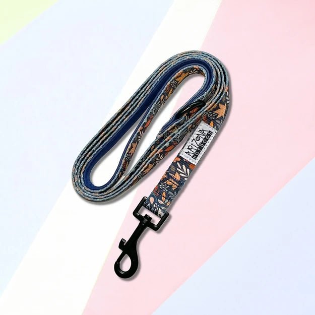 Laisse Fall in Love pour chien – nylon motif automne - ARIZONA HOT DOGS - DOG DéliCAT