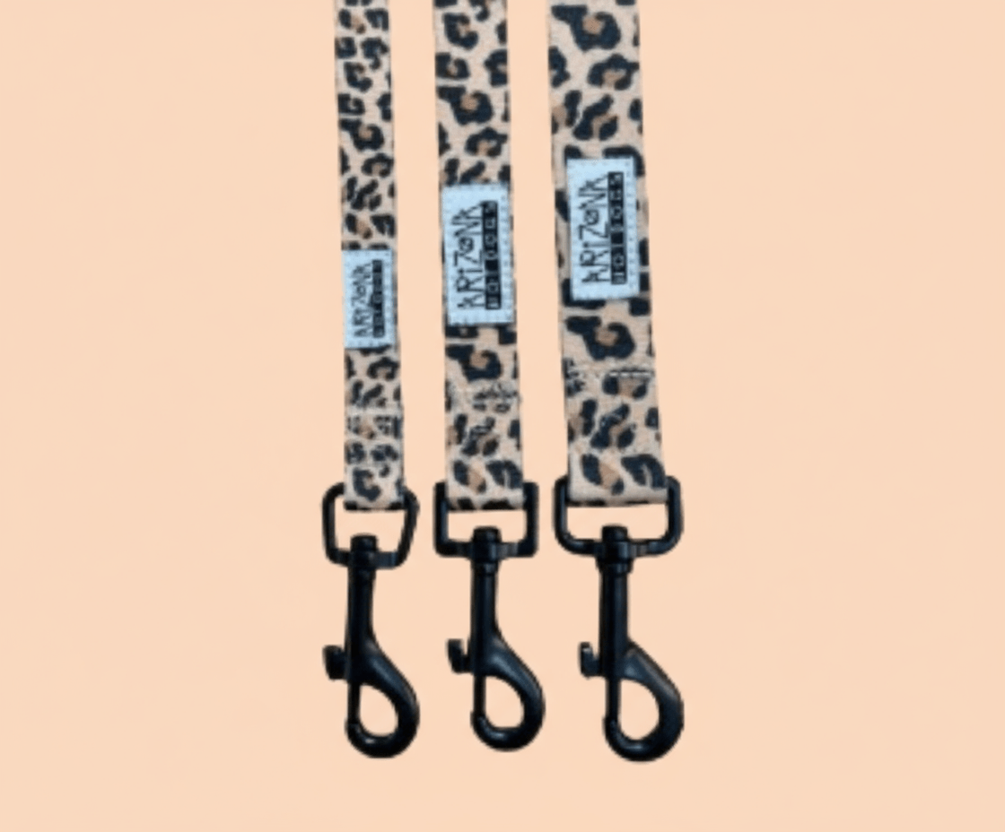 Laisse Léopard pour chien – douceur & style sauvage - ARIZONA HOT DOGS - DOG DéliCAT