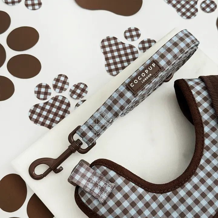 Laisse pour chien à carreaux Chelsea Check CocoPup London – CocoPup London – DOG DéliCAT