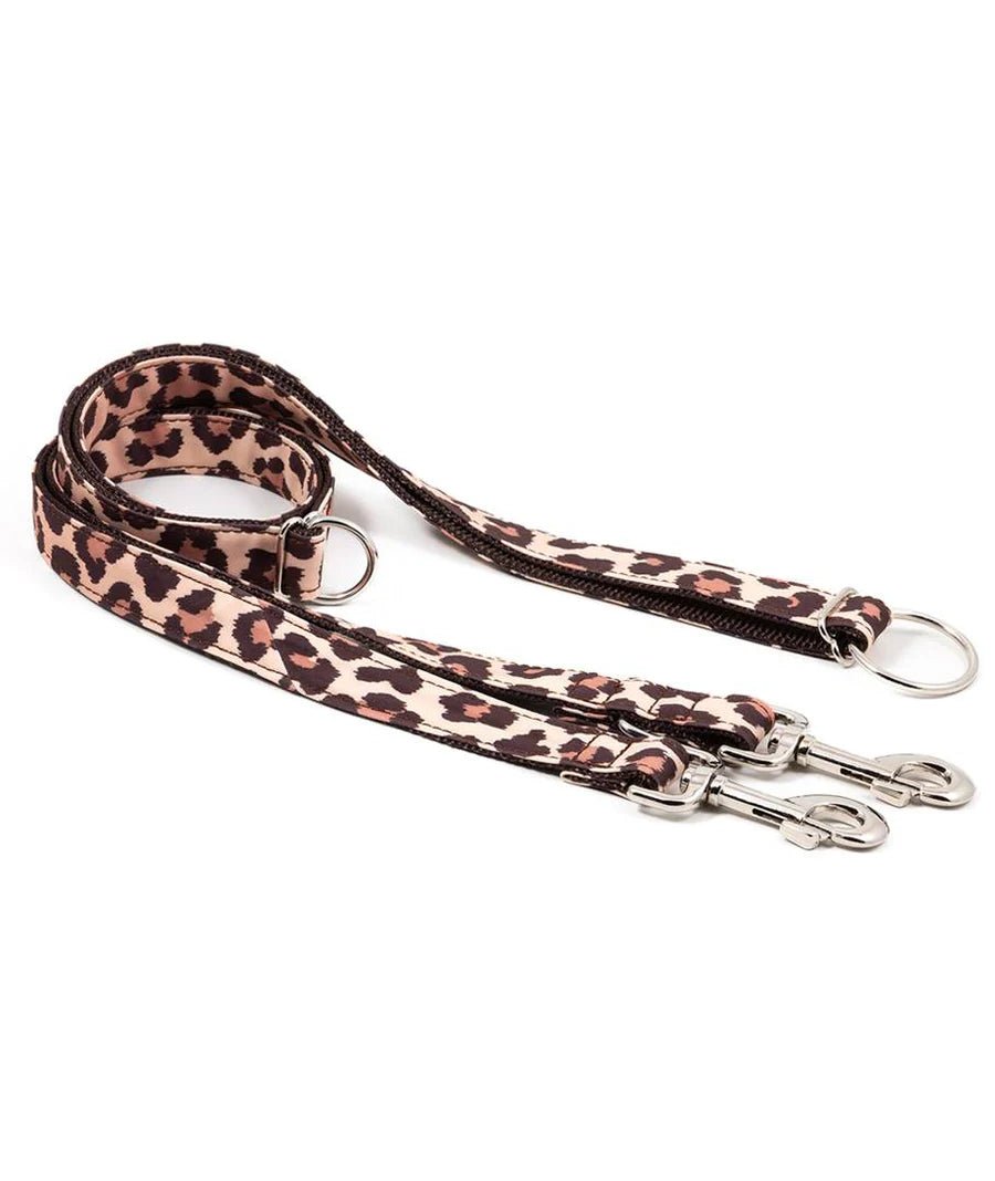 Laisse pour chien Copons léopard - Classique ou multipositions - BROTT - DOG DéliCAT