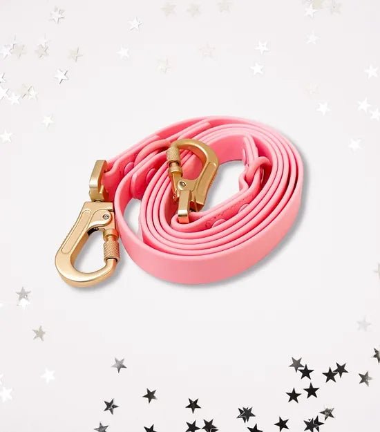 Laisse pour chien multi positionnable imperméable - Libraque Rose (PVC) - ARIZONA HOT DOGS - DOG DéliCAT