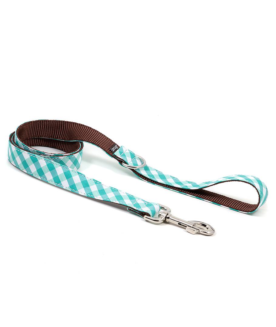 Laisse pour chien Pedrosa Vichy - Classique ou multipositions - BROTT - DOG DéliCAT