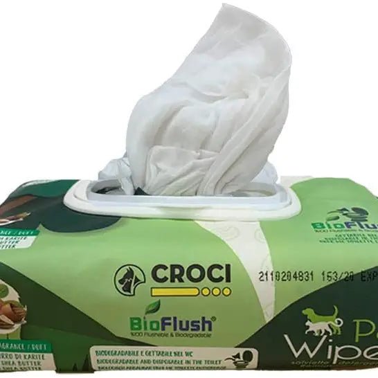 Lingettes Humides Eco PetWipes - CROCI - DOG DéliCAT