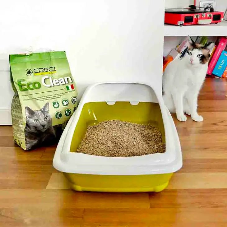 Litière végétale Eco Clean 6L - CROCI - DOG DéliCAT