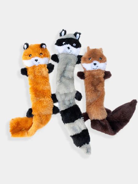 Lot peluches pour chien Zippy Paws Z-Stitch DOG DÉLICAT peluches pour chien sans rembourrage avec squeaker