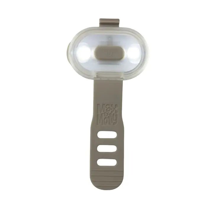 Lumière LED beige pour chien – Sécurité & Haute visibilité - MAX & MOLLY - DOG DéliCAT