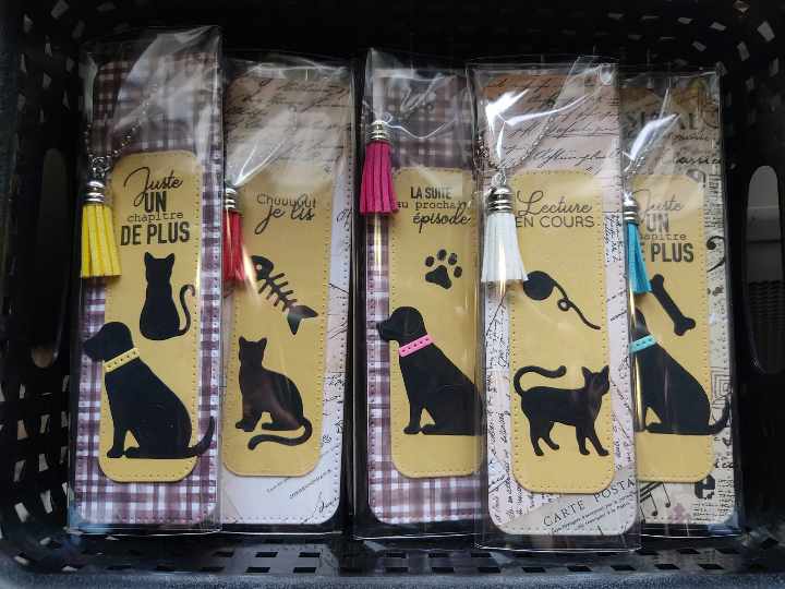 Marque Page chien et chat - Création Carterie Gabena - GABENA - DOG DéliCAT