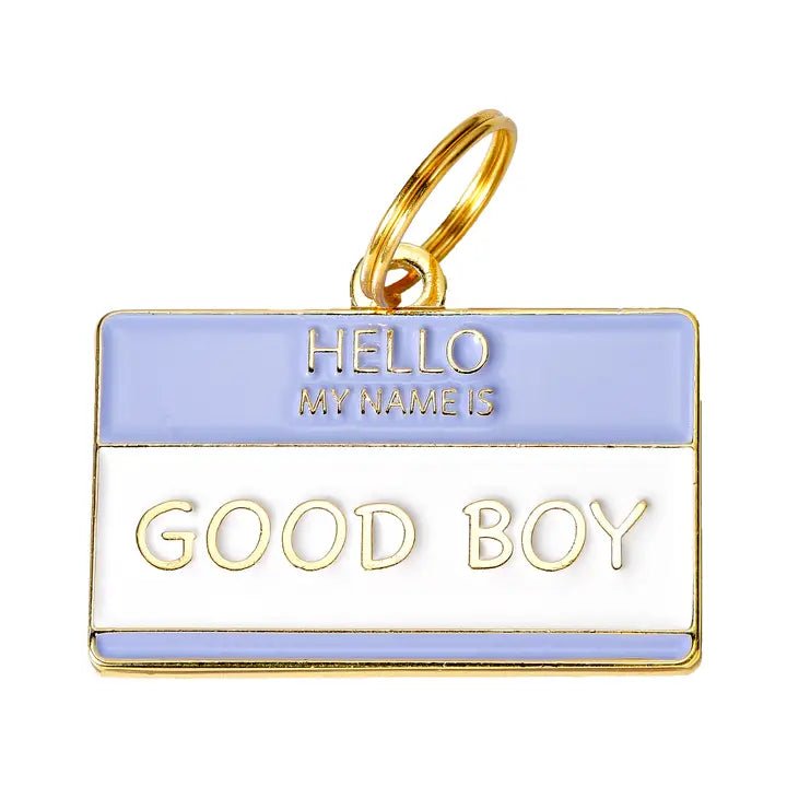 médaille gravée pour chien personnalisable good boy – Two Tails – DOG DéliCAT