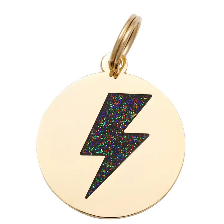 médaille gravée pour chien personnalisable lightning volt – Two Tails – DOG DéliCAT