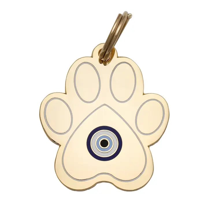 médaille gravée pour chien personnalisable patte de protection – Two Tails – DOG DéliCAT