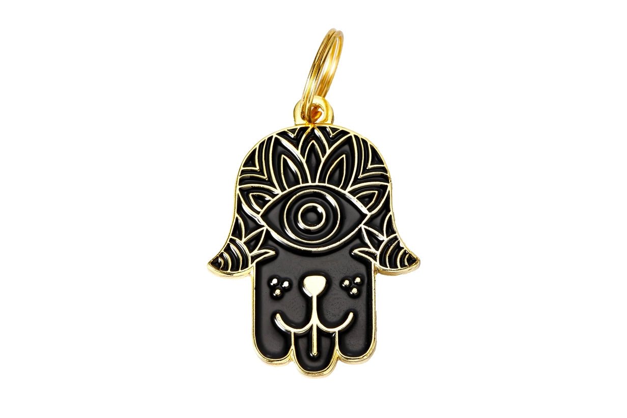 médaille gravée pour chien personnalisable hamsa – DOG DéliCAT