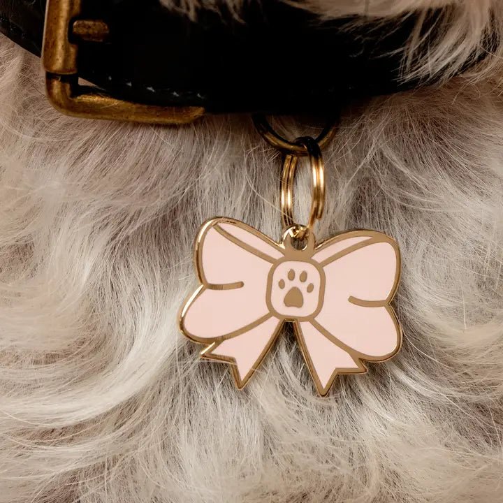 Médaille gravée pour chien personnalisable Ruban – Two Tails – DOG DéliCAT