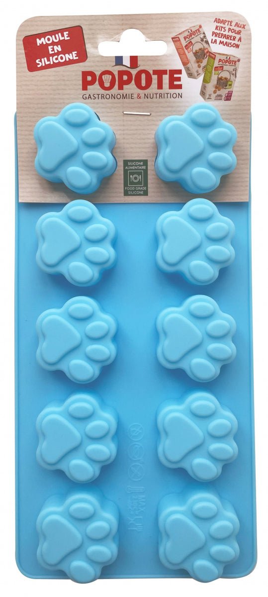 Moule en Silicone Alimentaire en Forme de Pattes - POPOTE - DOG DéliCAT