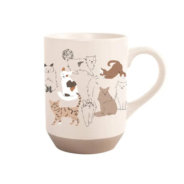 Mug en céramique motif Jolis chats dessinés - FRINGE STUDIO - DOG DéliCAT