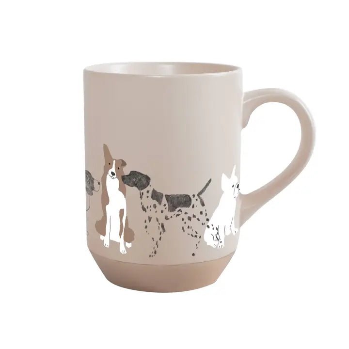 Mug en céramique motif Jolis chiens dessinés - FRINGE STUDIO - DOG DéliCAT