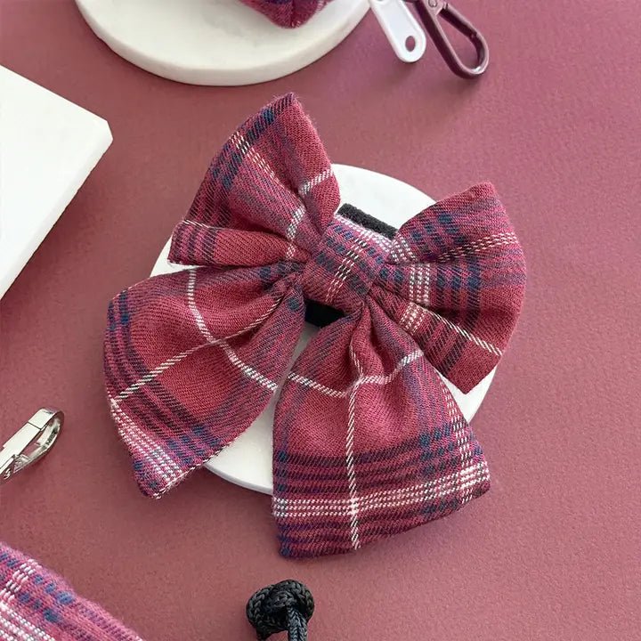 nœud papillon pour chien tartan – style marin & charme d’automne - COCOPUP LONDON - DOG DéliCAT