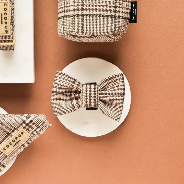 Nœud papillon Pup Plaid – chic & facile à attacher - COCOPUP LONDON - DOG DéliCAT