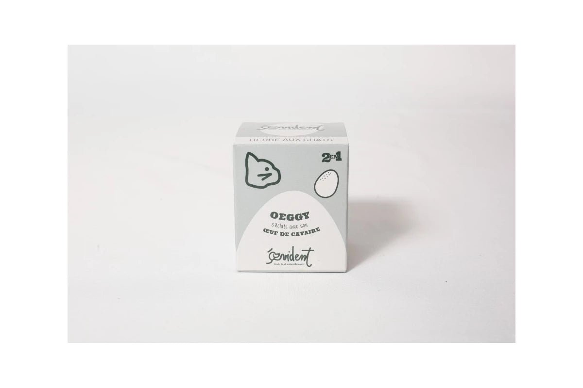 OEGGY, l’œuf de cataire BIO 2 en 1 - EVIDENT - DOG DéliCAT