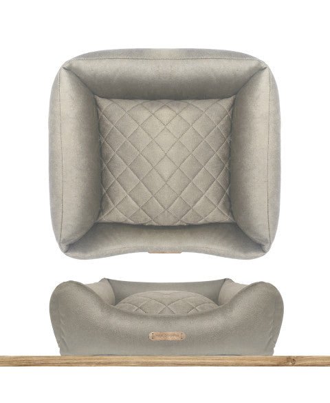 Panier pour chien Sofa Copenhague Taupe déhoussable - MILK&PEPPER - DOG DéliCAT