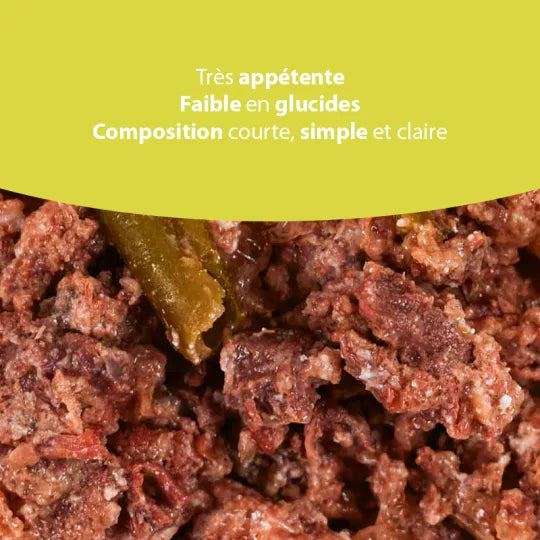 Pâtée chien Atavik agneau jambon haricots verts sans céréales
