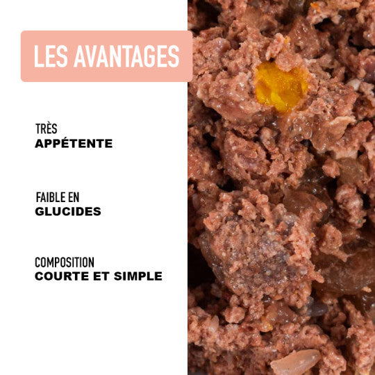 Pâtée chien Atavik dinde sanglier sans céréales 200g