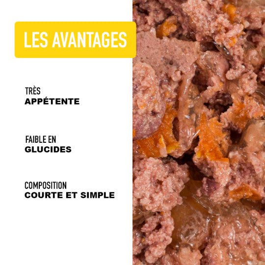 Pâtée pour chat - Poulet riche en Lapin (200g) - ATAVIK - DOG DéliCAT