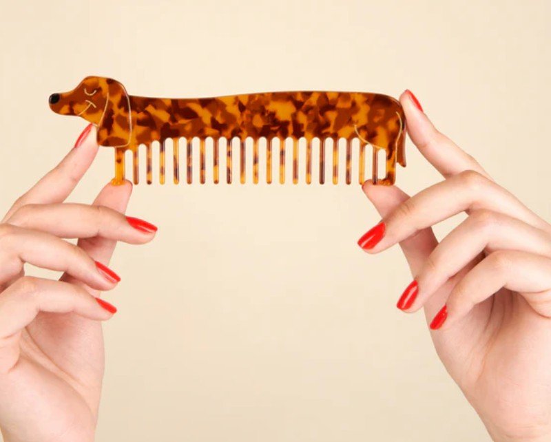 Peigne à cheveux Teckel Coucou Suzette – DOG DéliCAT
