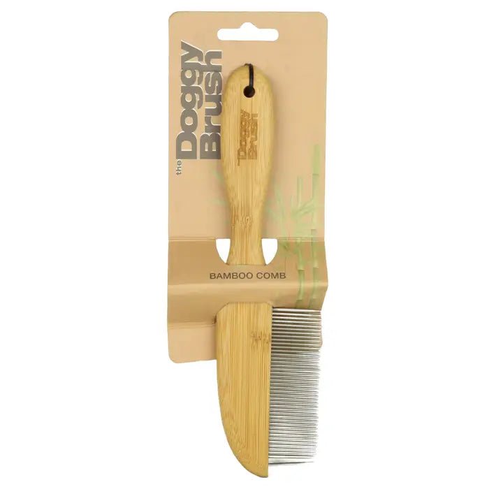 Peigne pour chien en bambou DoggyBrush – DOG DéliCAT