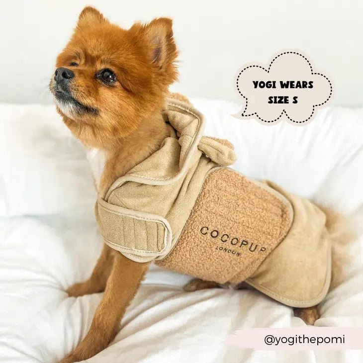 Peignoir de Séchage pour chiens Teddy - COCOPUP LONDON - DOG DéliCAT