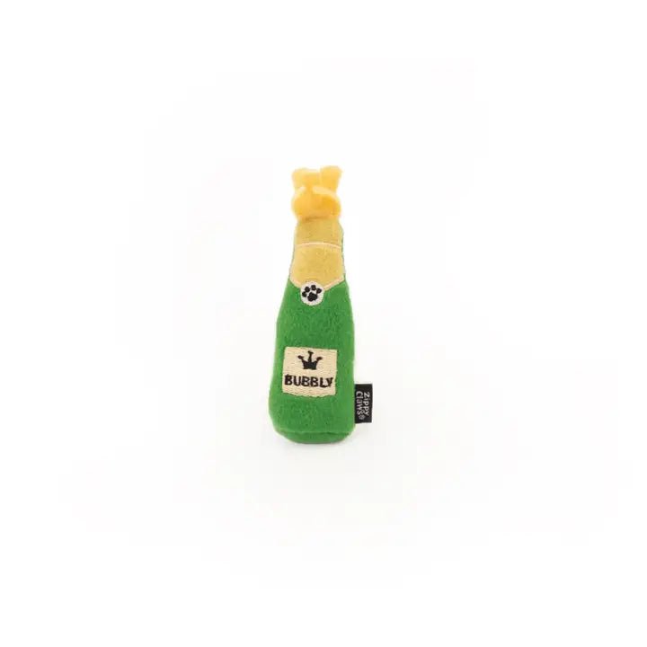 Peluche de Noël Pour Chat – Bouteille de Champagne ZippyClaws® Bubbly 🍾 - ZIPPY PAWS - DOG DéliCAT
