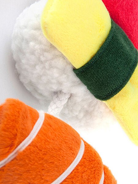 Peluche pour chien - Trio de Sushi Pet PLAY - International Classic - PET PLAY - DOG DéliCAT