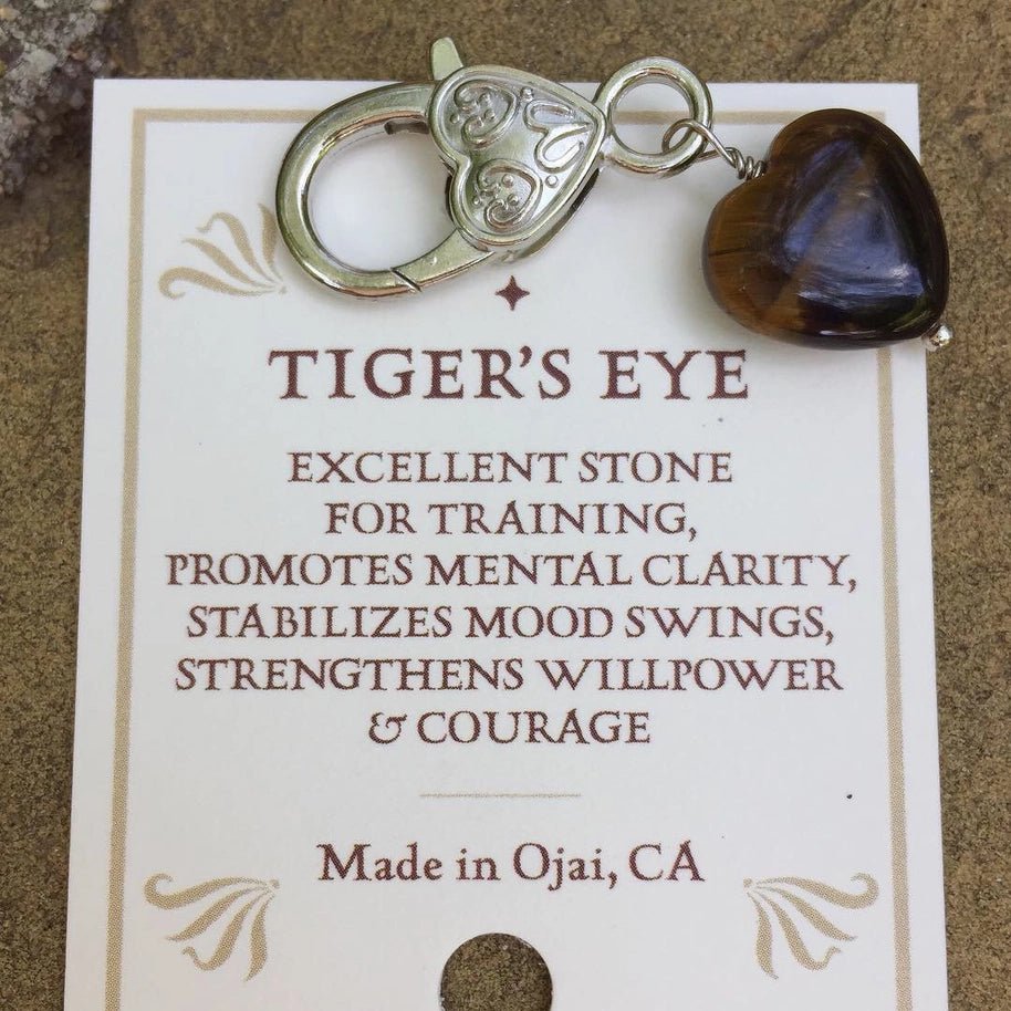 Pendentif protection chien & chat – Œil du tigre - CRYSTAL PET LOVE - DOG DéliCAT