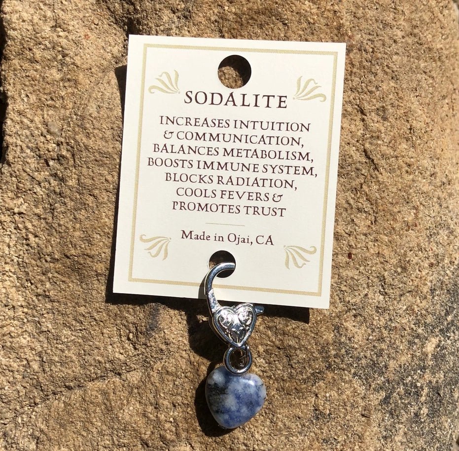 Pendentif protection chien & chat – Sodalite bleue - CRYSTAL PET LOVE - DOG DéliCAT