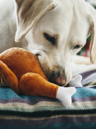 Peluche écologique pour chien dinde de Noël PlanetFill